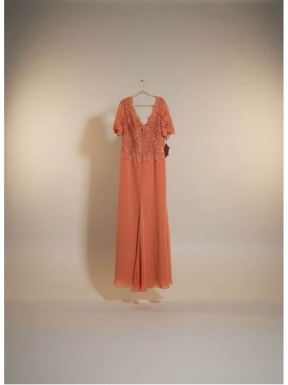 JENJENHOUSE Watermelon Lace Maxi Dress Plus Size 26W - Picture 7 of 10
